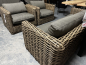 Preview: Nr. 182 I Angebot SALE % / Sonnenpartner / Outdoor Sofa Sands Light Oaks + 2 Sessel inc. aller Kissen / Lagerware sofort verfügbar