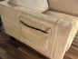 Preview: Nr. 332 I Angebot SALE % / Het Anker / kubisches Sofa mit zwei passenden Sesseln in beigen Stoffbezug mit geprägtem Muster / Ausstellungsware sofort verfügbar
