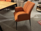 Preview: Nr. 225 I Angebot SALE % / Mobitec Stuhl Enora / Stuhl mit Armteil in Stoff orange / Ausstellungsware sofort verfügbar
