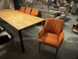 Preview: Nr. 225 I Angebot SALE % / Mobitec Stuhl Enora / Stuhl mit Armteil in Stoff orange / Ausstellungsware sofort verfügbar