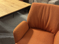 Preview: Nr. 225 I Angebot SALE % / Mobitec Stuhl Enora / Stuhl mit Armteil in Stoff orange / Ausstellungsware sofort verfügbar