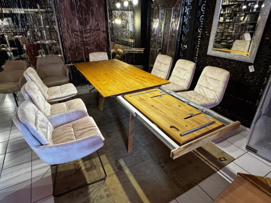 Nr. 61 I Angebot SALE % / Esstisch 100 x 200 / 300cm / Holz / Ausstellungsware sofort verfügbar