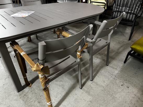 Nr. 188 I Angebot SALE % / Outdoor Tisch + 4 Stühle / Aluminium / Lagerware sofort verfügbar