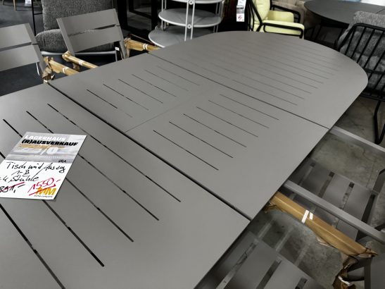 Nr. 188 I Angebot SALE % / Outdoor Tisch + 4 Stühle / Aluminium / Lagerware sofort verfügbar