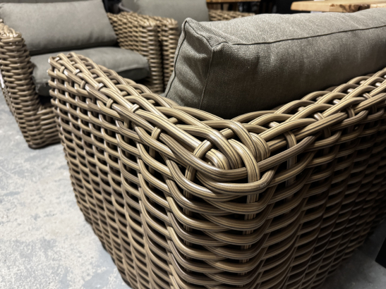 Nr. 182 I Angebot SALE % / Sonnenpartner / Outdoor Sofa Sands Light Oaks + 2 Sessel inc. aller Kissen / Lagerware sofort verfügbar