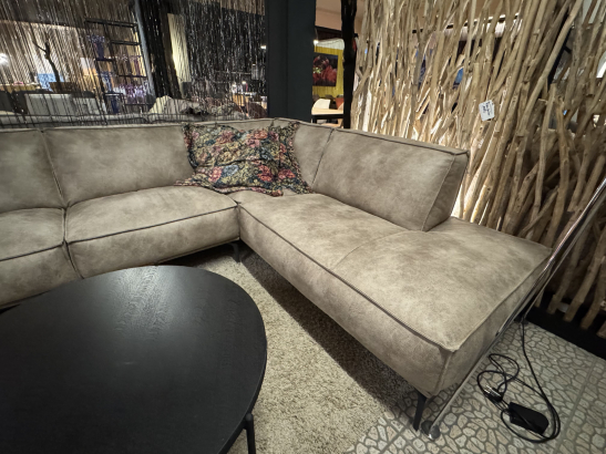 Nr. 195 I Angebot SALE % / 2-teilige Ecke Wave / Stoff / Ausstellungsware sofort verfügbar