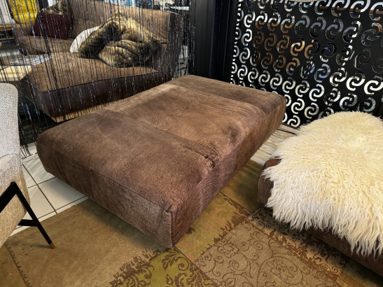 Nr. 242 I Angebot SALE % / Bullfrog Sofa Iwan / 2-teilige Ecke in Büffelleder braun / Ausstellungsware sofort verfügbar