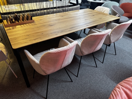 Nr. 28 I Angebot SALE % / Mobitec Stuhl Mood / 4 Stühle im Set / Stoff / Ausstellungsware sofort verfügbar