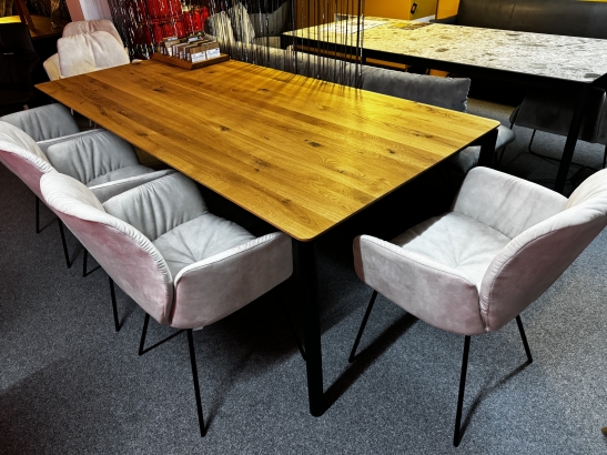Nr. 28 I Angebot SALE % / Mobitec Stuhl Mood / 4 Stühle im Set / Stoff / Ausstellungsware sofort verfügbar