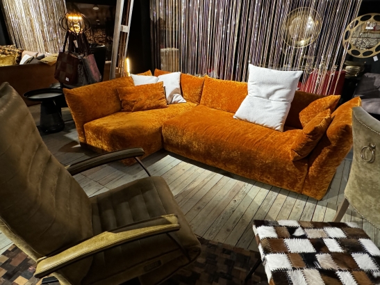 Nr. 200 I Angebot SALE % / Bullfrog / Ecksofa Venere / Stoff / Ausstellungsware sofort verfügbar
