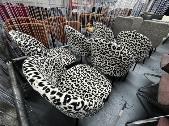 Nr. 150 I Angebot SALE % / Kare Stuhl Leo / 6 Stühle im Set / Stoff / Lagerware sofort verfügbar