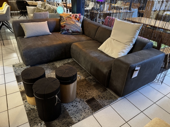 Nr. 16 I Angebot SALE % / Bullfrog / Ecksofa Camp / Leder / Ausstellungsware sofort verfügbar