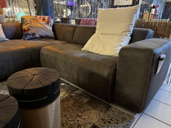 Nr. 16 I Angebot SALE % / Bullfrog / Ecksofa Camp / Leder / Ausstellungsware sofort verfügbar