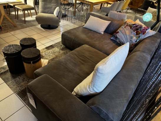 Nr. 16 I Angebot SALE % / Bullfrog / Ecksofa Camp / Leder / Ausstellungsware sofort verfügbar