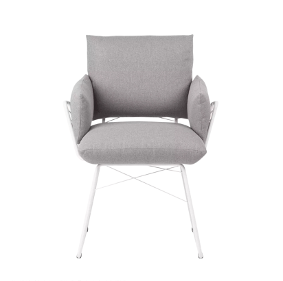 Nr. 18 / Stuhl mit Armteil / in Stoff oder Leder / ab 451 €