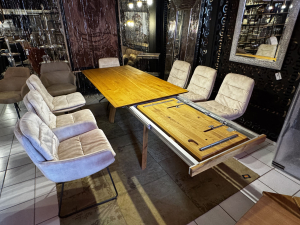 Nr. 61 I Angebot SALE % / Esstisch 100 x 200 / 300cm / Holz / Ausstellungsware sofort verfügbar