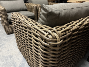 Nr. 182 I Angebot SALE % / Sonnenpartner / Outdoor Sofa Sands Light Oaks + 2 Sessel inc. aller Kissen / Lagerware sofort verfügbar