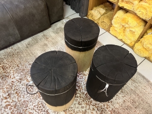 Nr. 72 I Angebot SALE % / Beistelltisch - 3er Set / Holz / Ausstellungsware sofort verfügbar