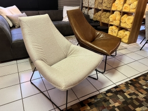 Nr. 79 I Angebot SALE % / Jess Design Sessel Beal / Leder/ Ausstellungsware sofort verfügbar