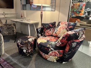 Nr. 11 I Angebot SALE % / drehbarer Sessel / Stoff / Ausstellungsware sofort verfügbar