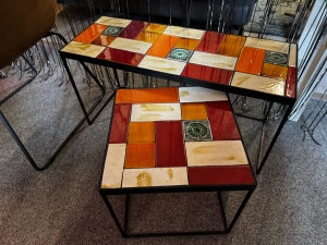 Nr. 33 I Angebot SALE % / Kare Couchtisch Fliese / Setpreis / Ausstellungsware sofort verfügbar