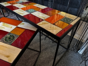 Nr. 33 I Angebot SALE % / Kare Couchtisch Fliese / Setpreis / Ausstellungsware sofort verfügbar
