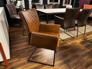 Nr. 64 I Angebot SALE % / Carega Stuhl Nora / Leder / Ausstellungsware sofort verfügbar