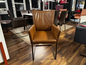 Nr. 64 I Angebot SALE % / Carega Stuhl Nora / Leder / Ausstellungsware sofort verfügbar