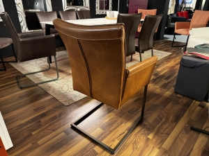 Nr. 64 I Angebot SALE % / Carega Stuhl Nora / Leder / Ausstellungsware sofort verfügbar