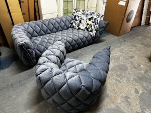 Nr. 35 I Angebot SALE % / Troels Sofa + Sessel Goldy / Stoff / Lagerware sofort verfügbar