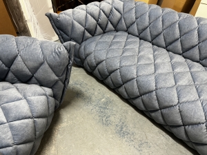 Nr. 35 I Angebot SALE % / Troels Sofa + Sessel Goldy / Stoff / Lagerware sofort verfügbar
