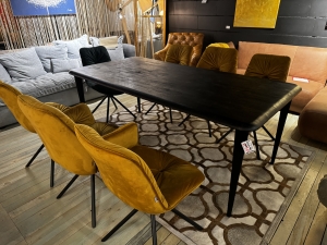 Nr. 68 I Angebot SALE % / Kare Stuhl Mila / 6 Stühle im Set / Stoff / Ausstellungsware sofort verfügbar