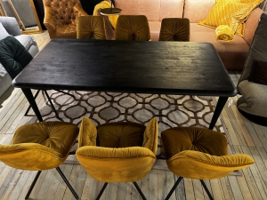 Nr. 68 I Angebot SALE % / Kare Stuhl Mila / 6 Stühle im Set / Stoff / Ausstellungsware sofort verfügbar