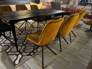 Nr. 68 I Angebot SALE % / Kare Stuhl Mila / 6 Stühle im Set / Stoff / Ausstellungsware sofort verfügbar