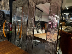 Nr. 197 I Angebot SALE % / Kare Spiegel Pluto / 90x200cm / Aluminium / Ausstellungsware sofort verfügbar