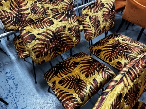 Nr. 99 I Angebot SALE % / Het Anker Stuhl Bacchus / 6 Stühle im Set / Stoff / Lagerware sofort verfügbar