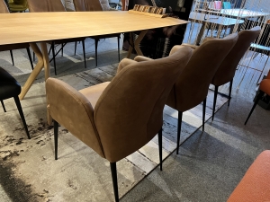 Nr. 71 I Angebot SALE % / Mobitec Stuhl Enora / 6 Stühle im Set / Leder / Ausstellungsware sofort verfügbar