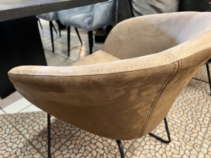 Nr. 86 Angebot SALE % / Tiado Stuhl / Leder-Stoff Mix / Ausstellungsware sofort verfügbar