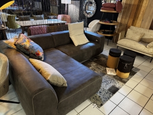 Nr. 16 I Angebot SALE % / Bullfrog / Ecksofa Camp / Leder / Ausstellungsware sofort verfügbar