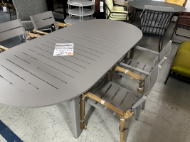 Nr. 188 I Angebot SALE % / Outdoor Tisch + 4 Stühle / Aluminium / Lagerware sofort verfügbar