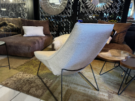 Nr. 241 I Angebot SALE % / Jess Design Sessel Beal / minimalistischer Design-Loungesessel in Stoff / Ausstellungsware sofort verfügbar